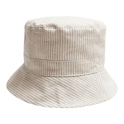 Huttelihut striped Bucket hat - Camel